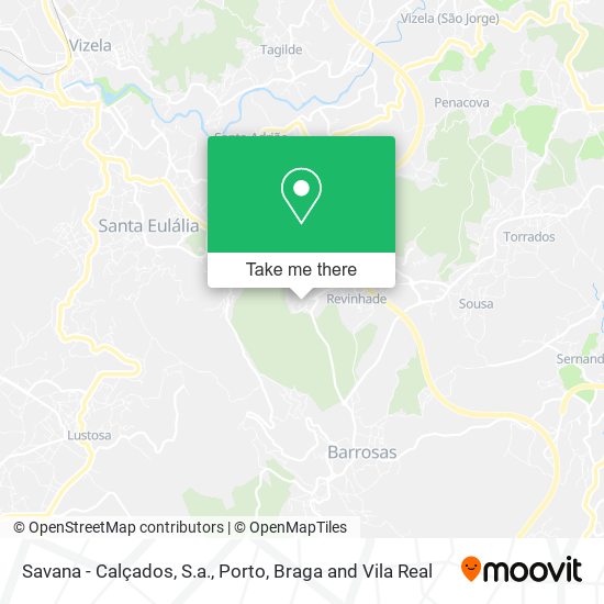Savana - Calçados, S.a. map
