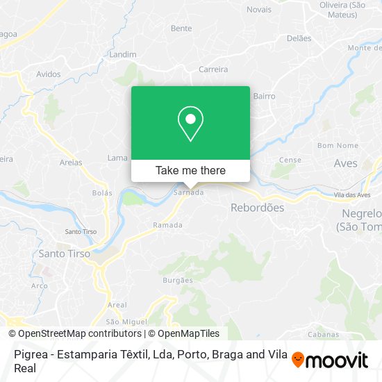 Pigrea - Estamparia Têxtil, Lda mapa