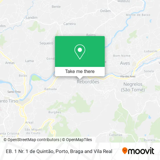 EB. 1 Nr. 1 de Quintão map