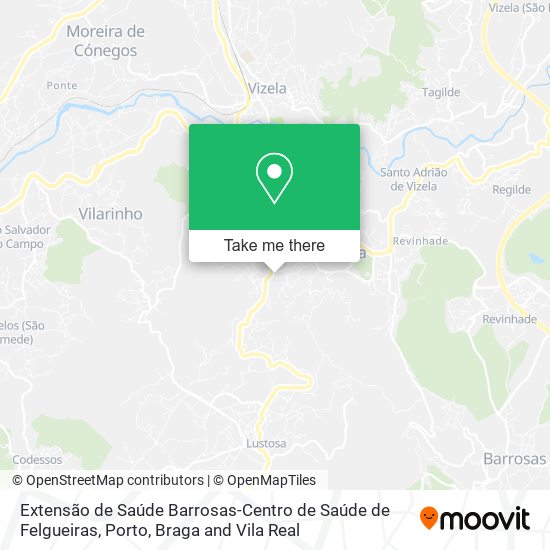 Extensão de Saúde Barrosas-Centro de Saúde de Felgueiras map