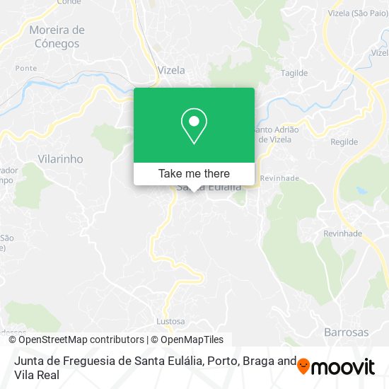 Junta de Freguesia de Santa Eulália map