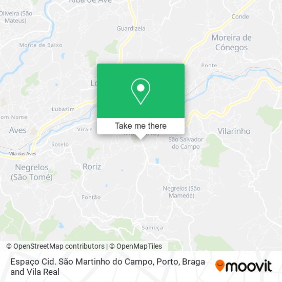 Espaço Cid. São Martinho do Campo map