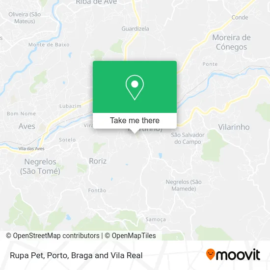 Rupa Pet map