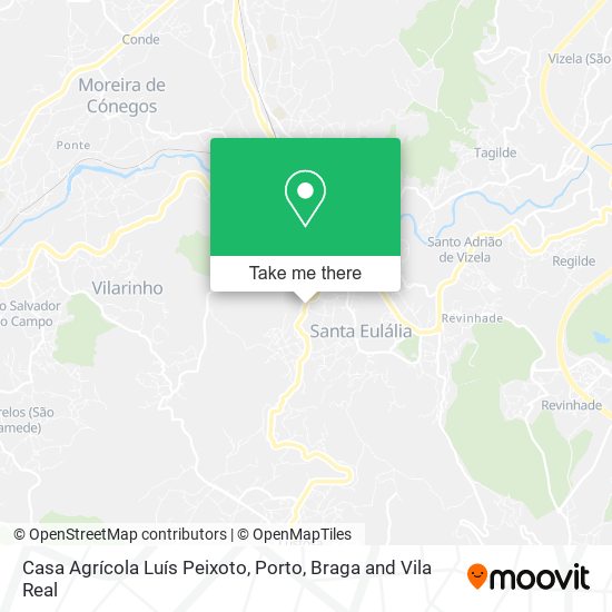 Casa Agrícola Luís Peixoto mapa