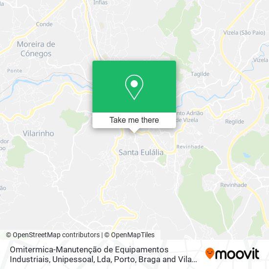 Omitermica-Manutenção de Equipamentos Industriais, Unipessoal, Lda map