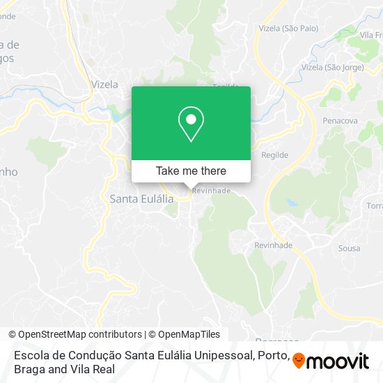 Escola de Condução Santa Eulália Unipessoal map