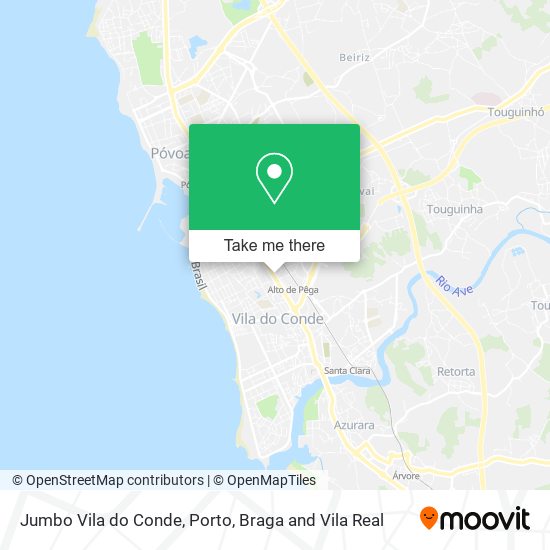 Jumbo Vila do Conde map