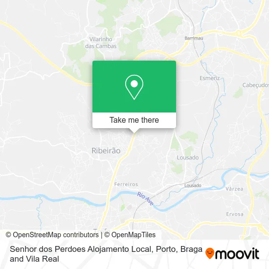 Senhor dos Perdoes Alojamento Local map