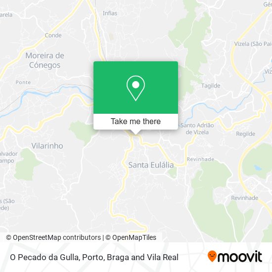 O Pecado da Gulla mapa