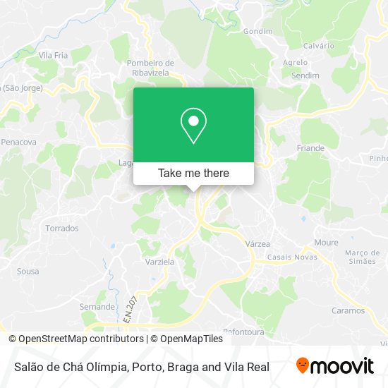 Salão de Chá Olímpia map
