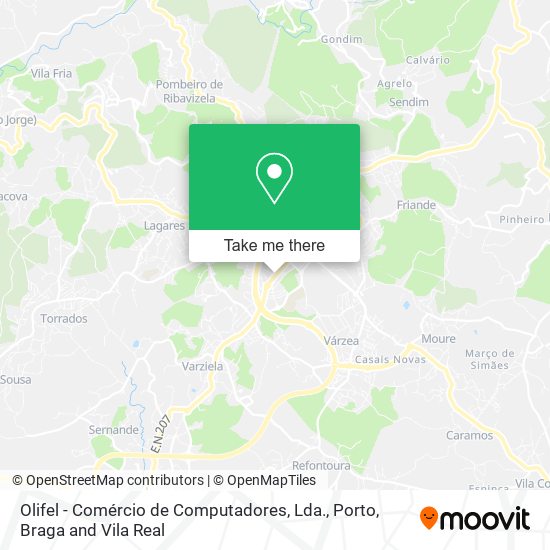 Olifel - Comércio de Computadores, Lda. mapa