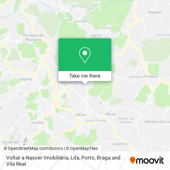 Voltar a Nascer Imobiliária, Lda map