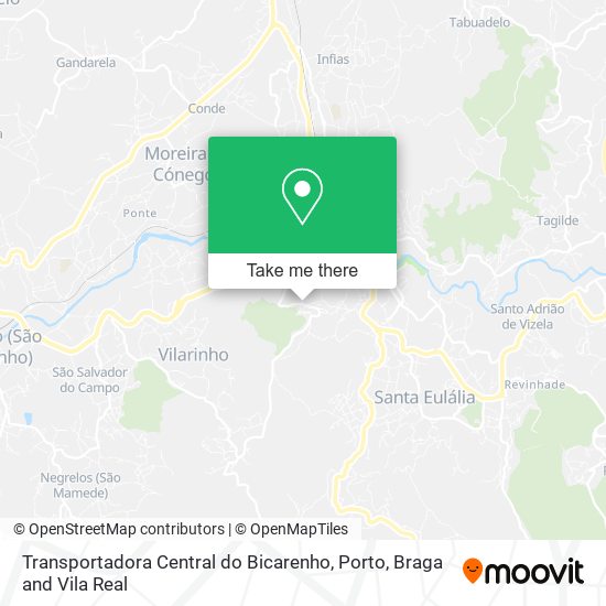 Transportadora Central do Bicarenho map