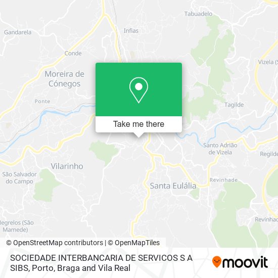 SOCIEDADE INTERBANCARIA DE SERVICOS S A SIBS map