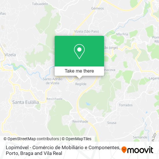 Lopimóvel - Comércio de Mobiliário e Componentes map