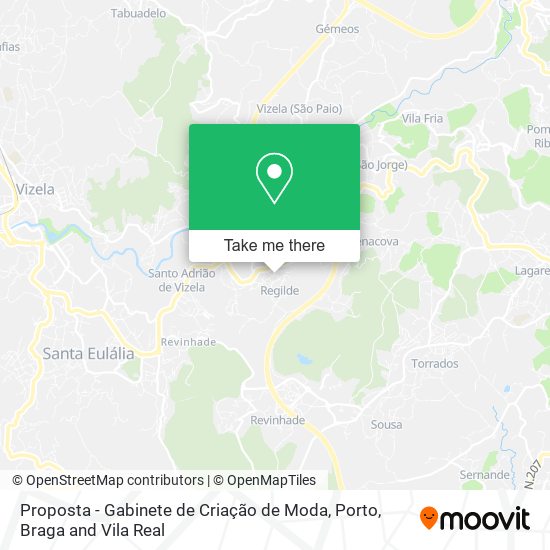 Proposta - Gabinete de Criação de Moda mapa