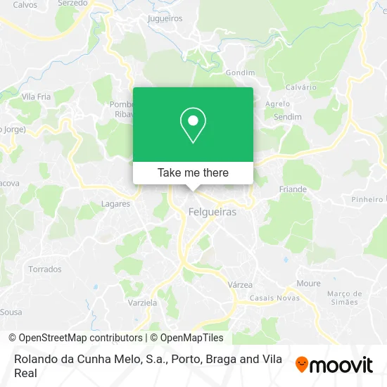 Rolando da Cunha Melo, S.a. map