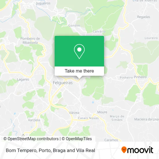 Bom Tempero map