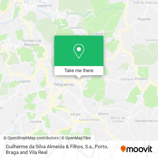 Guilherme da Silva Almeida & Filhos, S.a. map