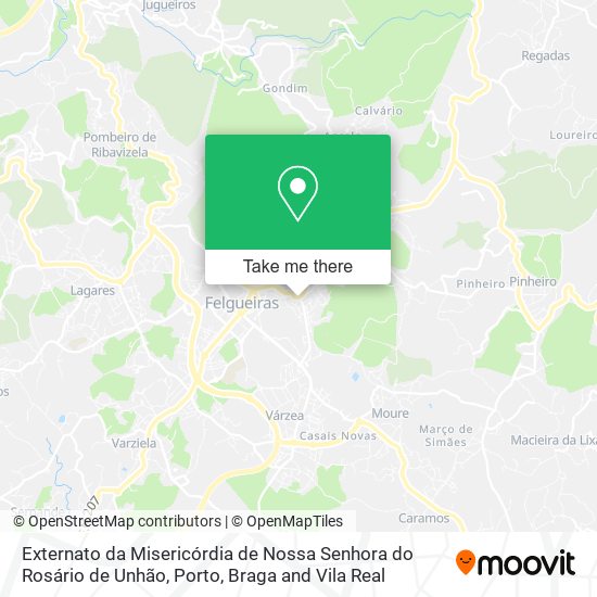 Externato da Misericórdia de Nossa Senhora do Rosário de Unhão map