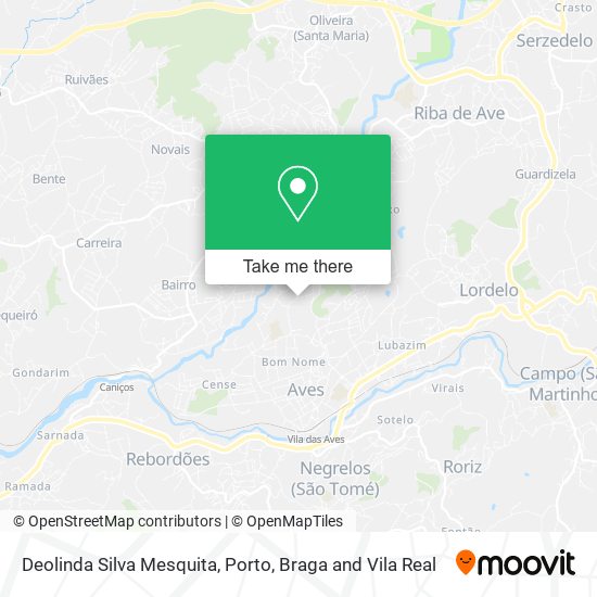 Deolinda Silva Mesquita map