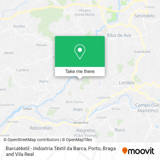 Barcatêxtil - Indústria Têxtil da Barca map
