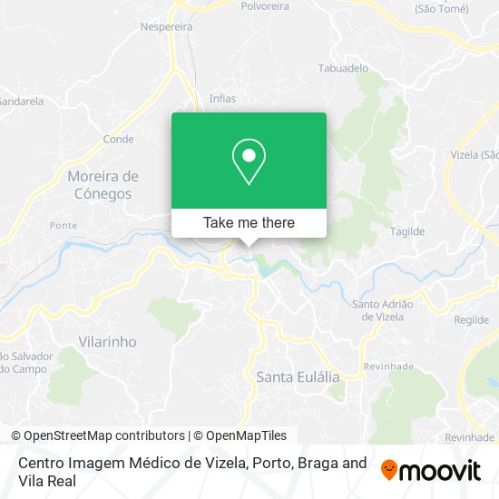 Centro Imagem Médico de Vizela map