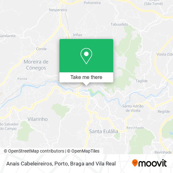 Anaís Cabeleireiros mapa