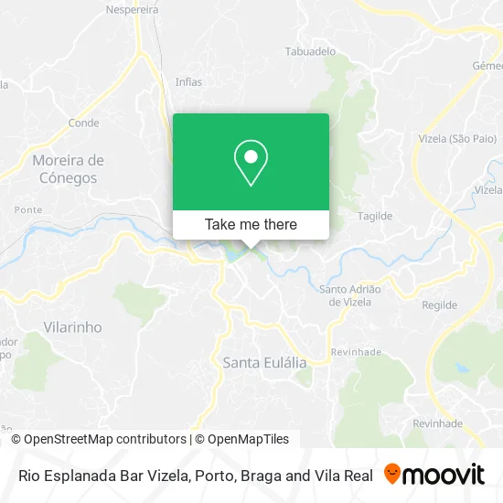 Rio Esplanada Bar Vizela map