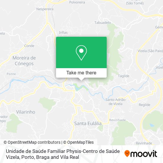 Unidade de Saúde Familiar Physis-Centro de Saúde Vizela map