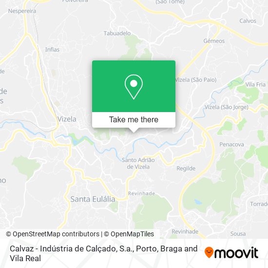 Calvaz - Indústria de Calçado, S.a. mapa