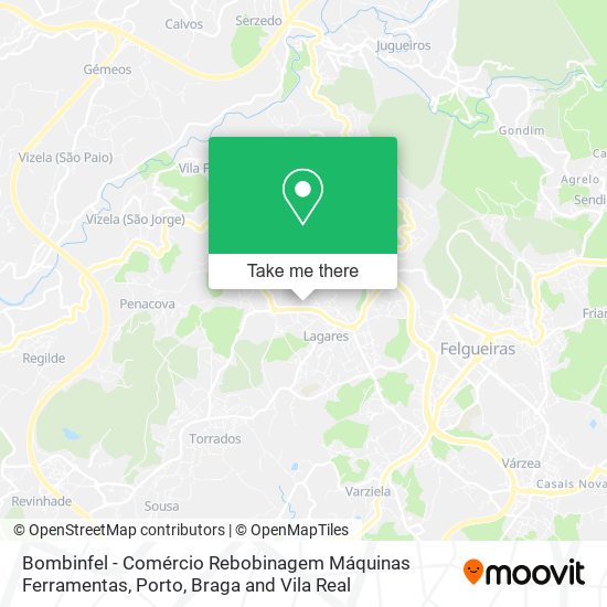 Bombinfel - Comércio Rebobinagem Máquinas Ferramentas map