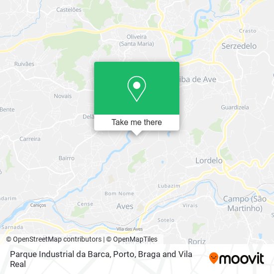 Parque Industrial da Barca map