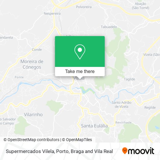Supermercados Vilela map
