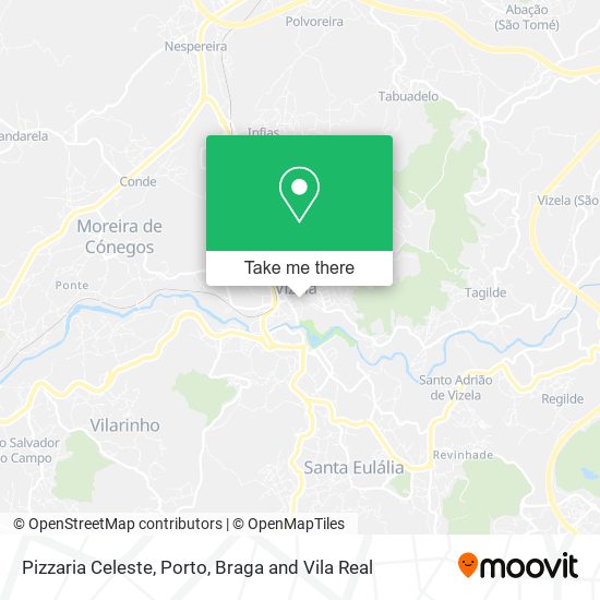 Pizzaria Celeste mapa