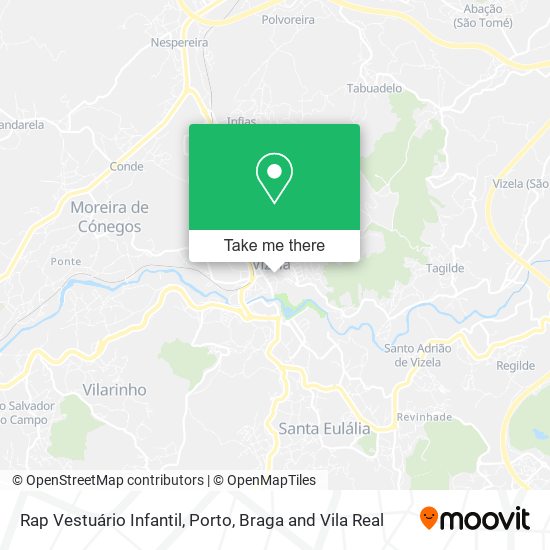 Rap Vestuário Infantil map