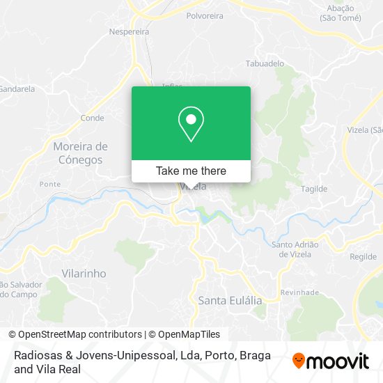 Radiosas & Jovens-Unipessoal, Lda mapa