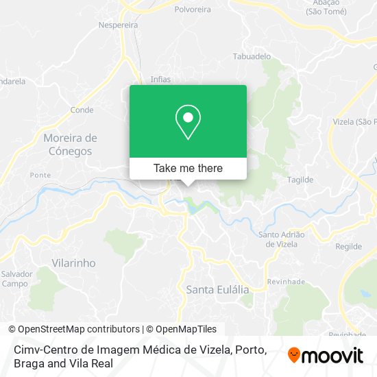 Cimv-Centro de Imagem Médica de Vizela mapa