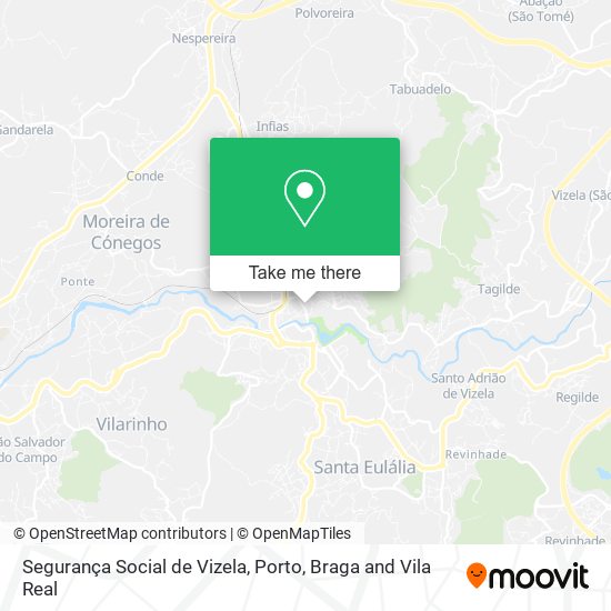 Segurança Social de Vizela map