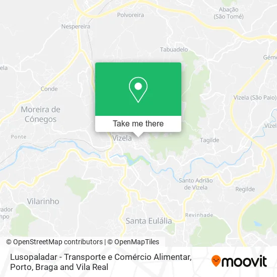 Lusopaladar - Transporte e Comércio Alimentar map
