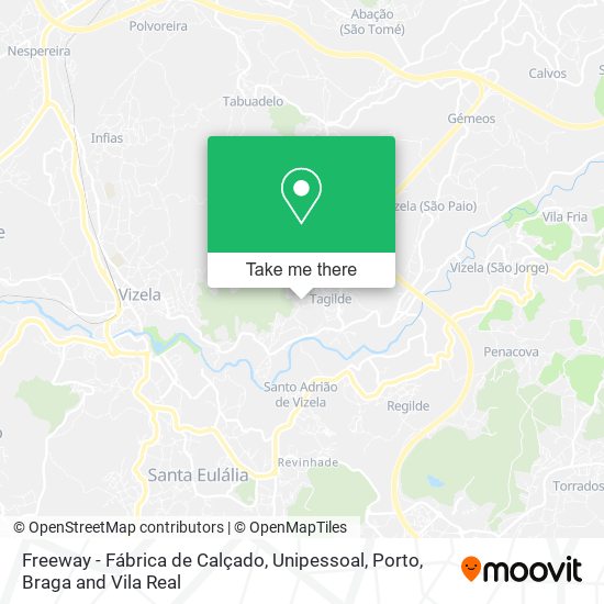 Freeway - Fábrica de Calçado, Unipessoal map