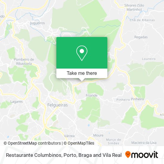 Restaurante Columbinos mapa