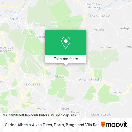 Carlos Alberto Alves Pires map