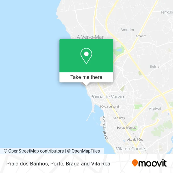 Praia dos Banhos map