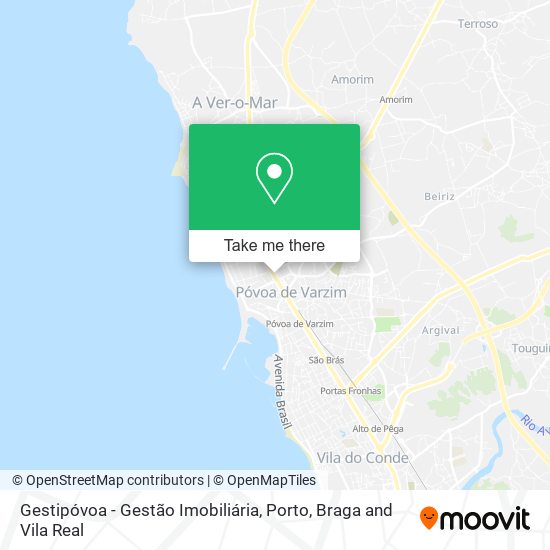 Gestipóvoa - Gestão Imobiliária mapa