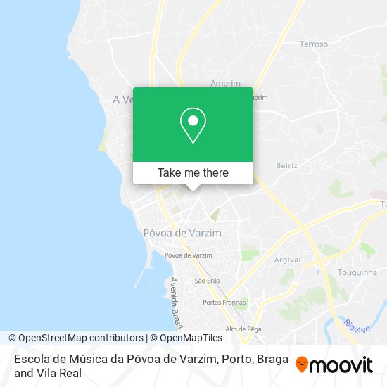 Escola de Música da Póvoa de Varzim map