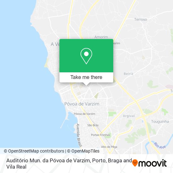 Auditório Mun. da Póvoa de Varzim map