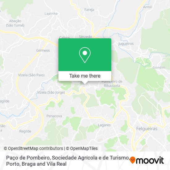 Paço de Pombeiro, Sociedade Agrícola e de Turismo map