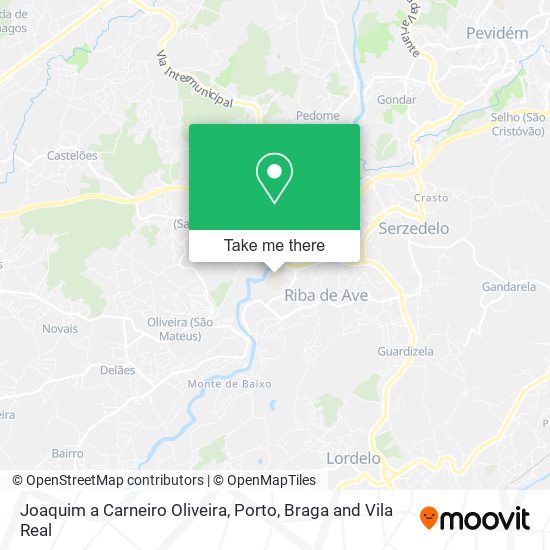 Joaquim a Carneiro Oliveira mapa