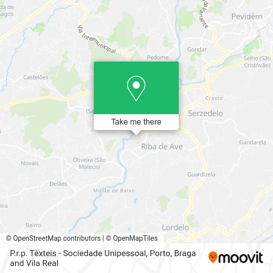 P.r.p. Têxteis - Sociedade Unipessoal map